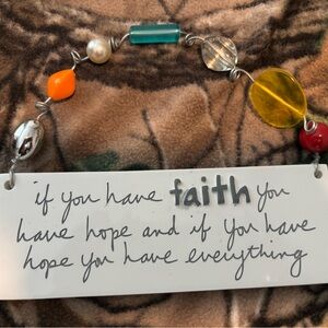 Inspirational Faith Quote Decor Sandra Magsamen